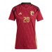 Echipament fotbal Belgia Lois Openda #20 Tricou Acasa European 2024 pentru femei maneca scurta